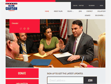 Tablet Screenshot of congressmanwithguts.com